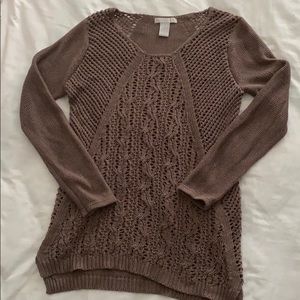 Brown sweater